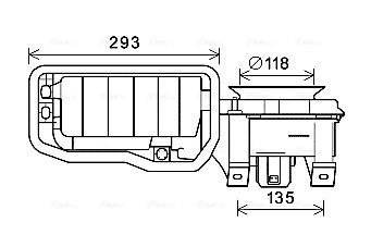 AVA QUALITY COOLING Вентилятор салона RT8596